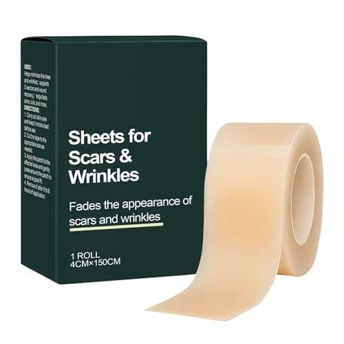 Parches Cicatrizantes Reutilizables Parche De Silicona Para, Láminas De Silicona Parches Cicatrizantes, Tiritas Cicatriza-ntes Médicas Para Cesáreas & Queloides(4cmx150cm)