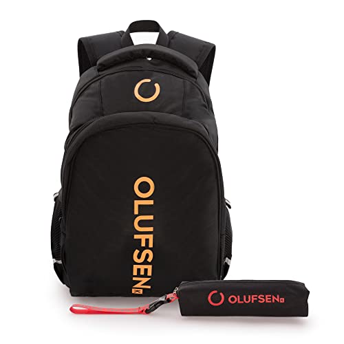 OLUFSENkids- MOCHILA Escolar con ESTUCHE a juego- Para Niñas y Niños de 5, 6 y 7 Años- Tejido...