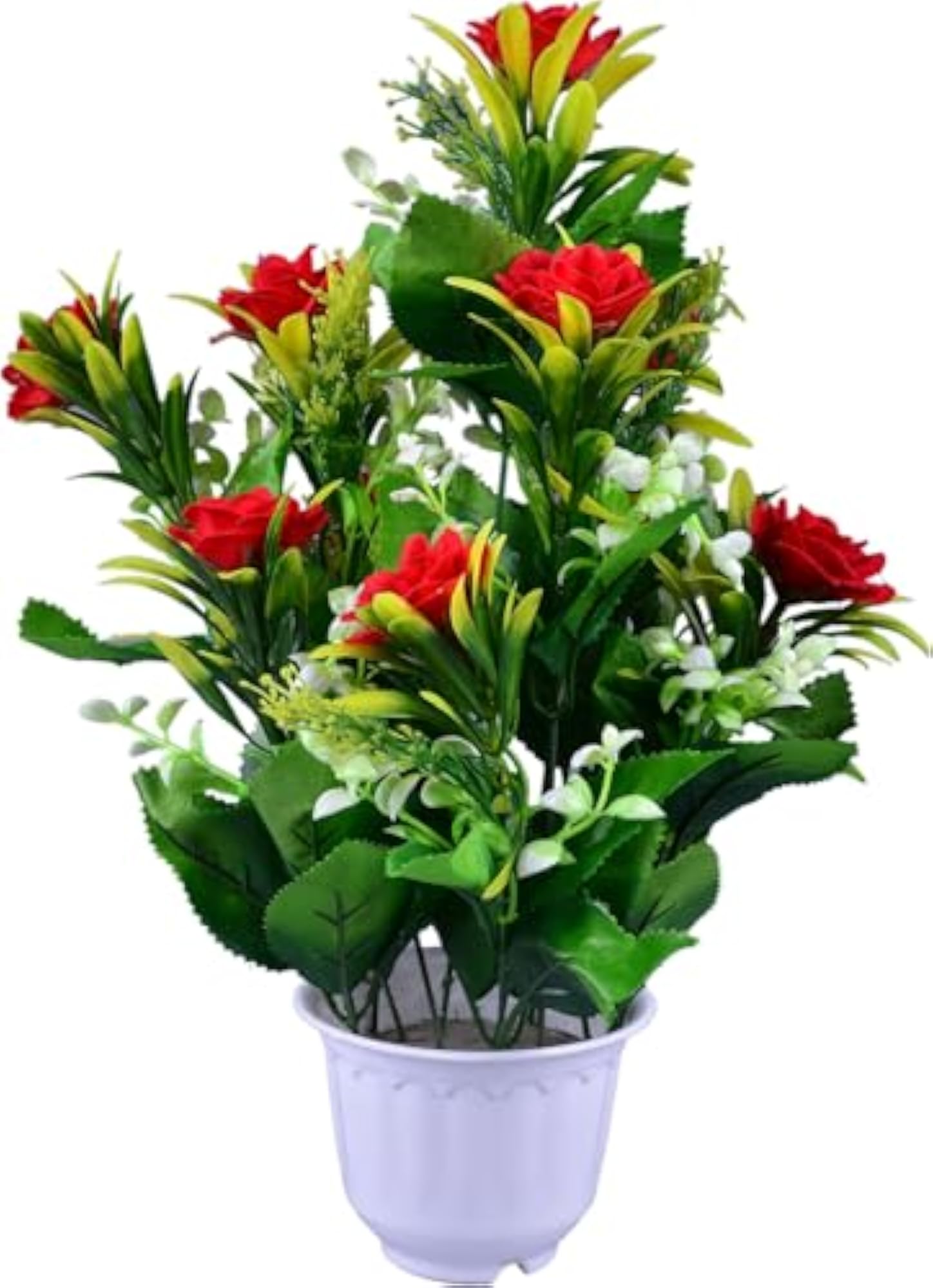 Flora Artificial Plant with Pot, 35 cm, Multicolor