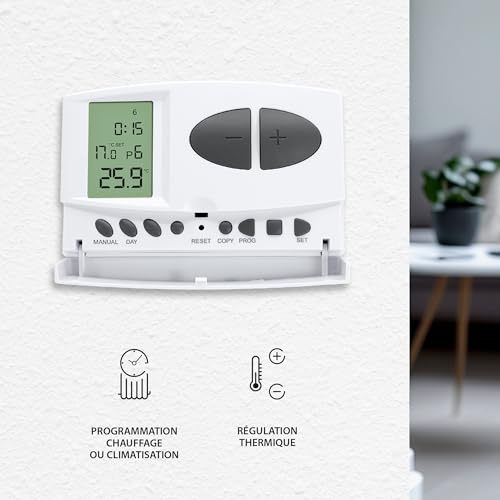 Avidsen 103954 Cronotermostato Digitale 1 Programma - 4