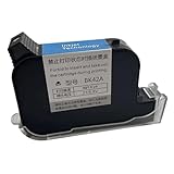 JHXHFJXZ Cartuccia d'inchiostro solvente ad asciugatura rapida for stampante termica a getto d'inchiostro portatile da 12,7 mm for stampante portatile non crittografata su qualsiasi materiale‌(Blue)