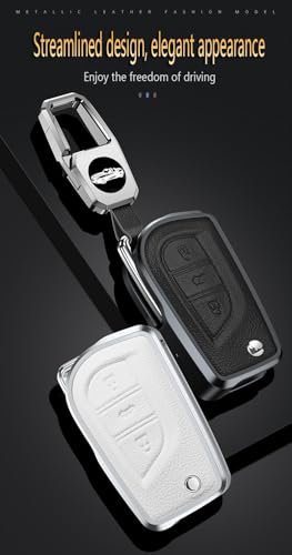 Coque de clé Toyota marron en alliage léger avec protection intégrale antichoc haute performance