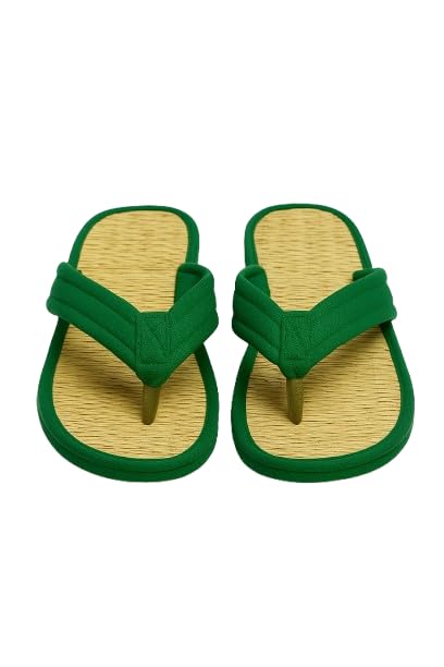 Natural Korai Grass Mat Wide Strap Slipper For Men & Boy | Osho Sandal Stylish Comfortable Lightweight-image-33