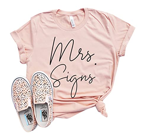 Mrs Last Name Shirt, Cute Bride Gift, Custom Last Name Shirt, Getting Married Shirt, Engaged Shirt, Honeymoon Shirt, Mrs Shirt, Honeymoon Tshirt Unisex Womens Tee Script Mrs