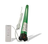 Instrucciones incluidas Motor tubular cilíndrico de PALMAT con control por radio integrado que incluye un mando a distancia de un canal (60sw/Capacidad de Elevación de 45 Kg)