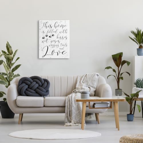 Image of 'Home Filled With Kisses and Wagging Tails Dogs'| Canvas Art