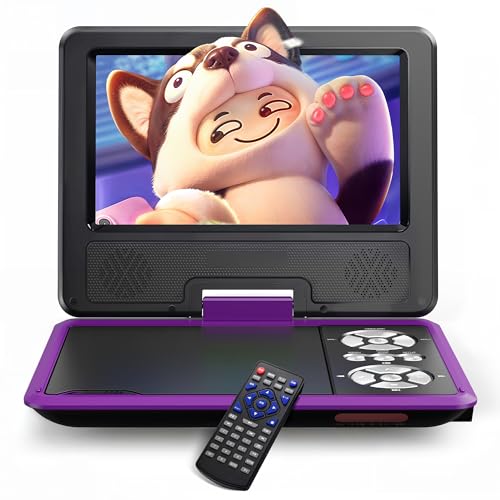 WOLFANG 9,5' Lecteur DVD Portable pour Enfants avec Écran...