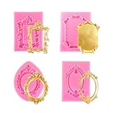 Excellent matériau : nos mini moules à cadre sont fabriqués en silicone de bonne qualité, ce qui les rend sûrs à utiliser, durables, sans mauvaise odeur, utilisations durables, faciles à démouler, pas faciles à casser ou à endommager. Vous pouvez les acheter en toute confiance.