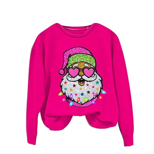 Qixiu Weihnachtspullover led,lustige Weihnachtspullover...