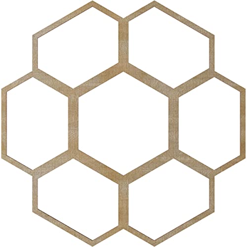 Image of Ekena Millwork 26 inchOD x 9 1 /8 inchID x 3 /8 inchT Florin Wood Fretwork Pierced Ceiling Medallion, Birch