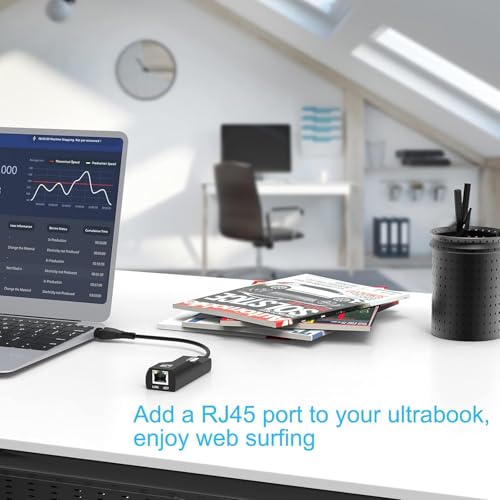 ETZIN Ethernet Adapter, USB 3.0 to RJ45 Gigabit LAN Adapter 10/100/1000Mbps USB Network Adapter for Windows 10/8.1/8/7/XP/Vita, (TD-770UG) - Image 5