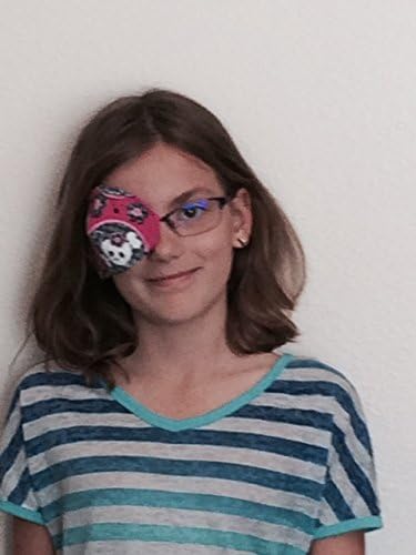 Skull & Crossbones-Pink Eye Patch