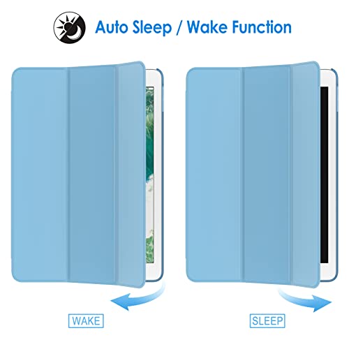 Image of JETech Case for iPad (9.7-Inch, 2018 /2017 Model, 6th /5th Generation), Smart Cover Auto Wake /Sleep (Blue)