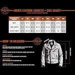 Milwaukee Leather LKM1781 Men's The Legend Classic Black Premium Leather Motorcycle Jacket w/Quilted Liner