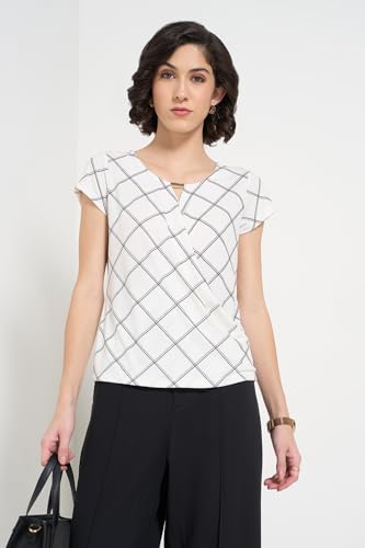 Image of Annabelle Women's Top | Regular Fit | Round Neck | Half Sleeve