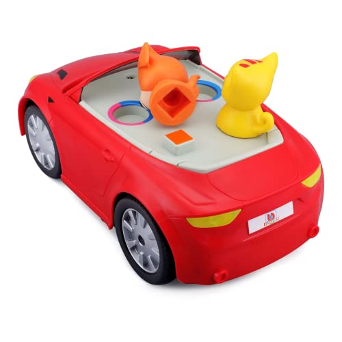 Premier cabriolet télécommandé BB Junior rouge le cadeau d'éveil parfait pour bébé - 4