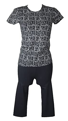 Pyjama femme été coton Emporio Armani idéal pour vos soirées de détente