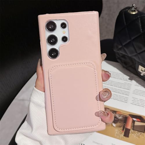 Étui portefeuille Samsung S24 Ultra rose protection intégrale pour Galaxy S23 S22 Plus