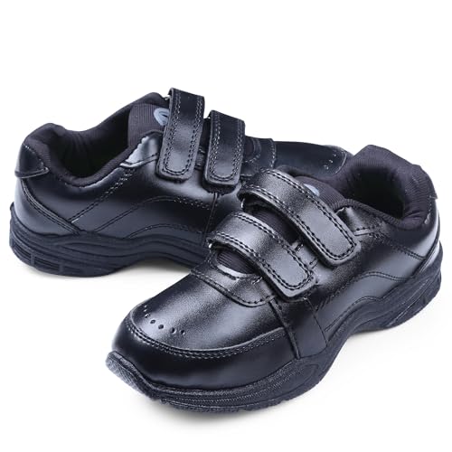 DOCTOR EXTRA SOFT Unisex-Child/Kids/Adults Black & White Gola Shoes with Memory Foam Cushion & Anti-Bacterial Technology| Ideal for School,Formal,Casual,Uniform,Running| Comfort... - Image 5