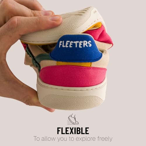 Image of Mango Barefoot Sneakers - 80's Retro Street Style - Unisex Minimalist Shoes - Zero-Drop Flexible Sole - Lightweight Design - Vegan Materials