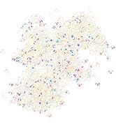 Nail Art Strasssteine, ANGGREK 1000Pcs Bunte Nail Art Strasssteine ????Flacher Boden Nageldekorat...