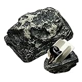 de almacenamiento decorativa impermeable con forma de roca falsa para llaves - Llavero secreto de piedra de jardín | para exteriores interiores sendero patio patio césped cobertizo arbustos