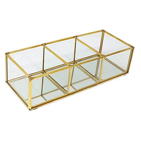 Isaac Jacobs Brass and Glass Organizer Cover