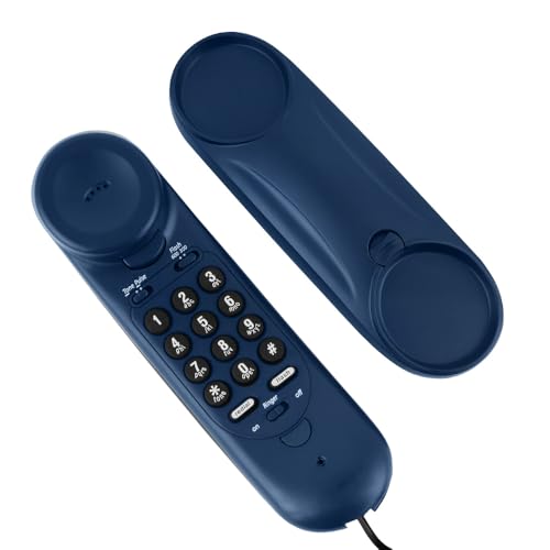 Beetel B26 Corded Slim Landline Phone,Ringer Volume Control,Wall/Desk Mountable,Ringer On/Off Switch,Clear Call Quality,Compact Design,Tone Pulse/Flash/Redial Function (Made in India) (Blue)(B26) (B0DG994YCV) Amazon Price History, Amazon Price Tracker