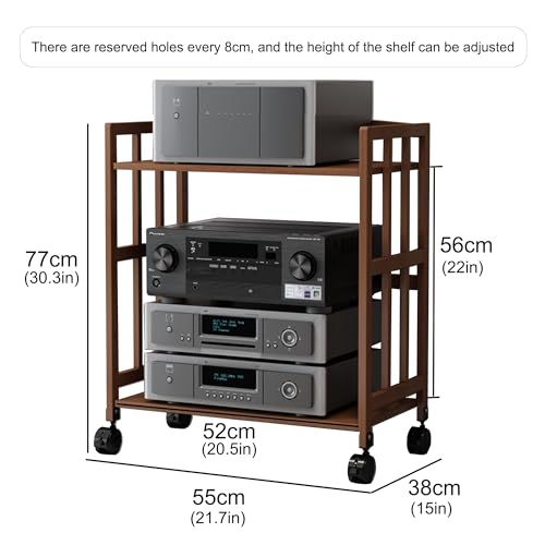 Soporte para tocadiscos de 2 niveles: ahorra espacio con este mueble compacto para TV 4
