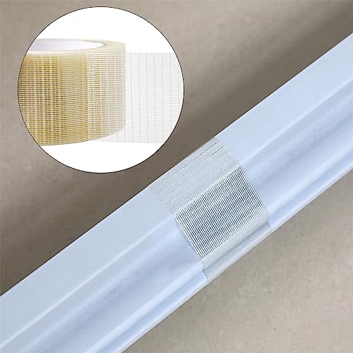 HSTECH Semi Transparent Duct Tape, Heavy Duty Waterproof Tape, High Performance Weather Resistant Tape for Discreet Repairs and Mounting Residential Commercial and Industrial Uses (1 in x 22 Yards) - Thumbnail 3