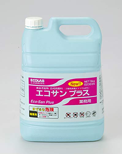 Amazon | エコラボ 除菌漂白剤 エコサンプラス 5kg×3 23035 | Ecolab