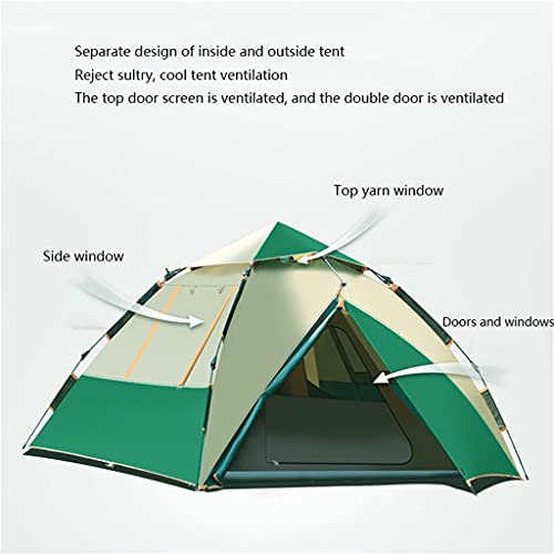 Carpa automática hidráulica doble capa para camping 3-4 personas miniatura 3