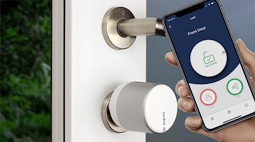 tedee Lock GO, smartes Türschloss, einfach nachrüstbar, ohne Zylindertausch, Steuerung via...