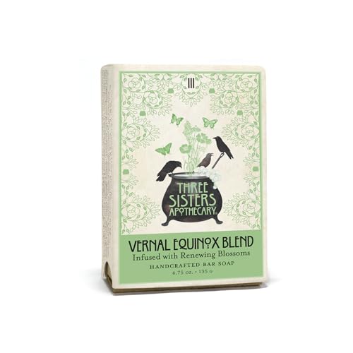 Image of Three Sisters Apothecary Bath & Body 3 Piece Gift Tote (Vernal Equinox)