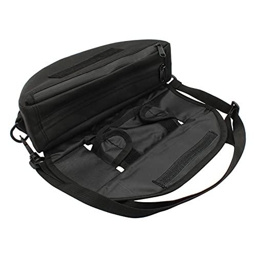 Homyl Bolsa de viagem para guidão de motocicleta de linho grande bolsa de armazenamento de volume ut