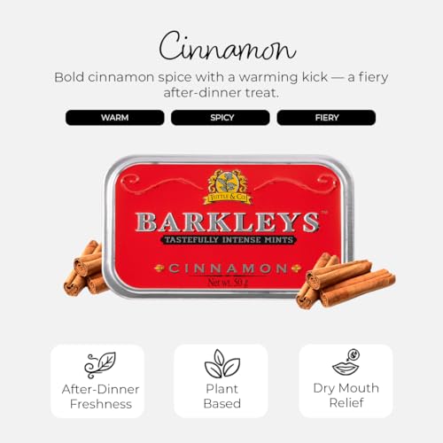 Barkleys Cinnamon Mints pack de 6 boîtes de pastilles à la cannelle - 3
