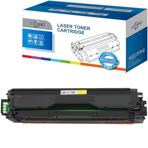 ECSC Compatible Toner Cartridge Replacement for Samsung CLP-415N CLP-415NW CLX-4195FN CLX-4195FW Xpress SL-C1810W Xpress SL-C1860FW CLT-Y504S (Yellow, 1-Pack)