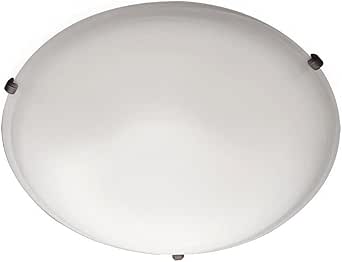 Maxim Malaga-3 Light Flush Mount in Transitional style-16 Inches Wide by 4 inches high-Oil Rubbed Bronze Finish-Frosted Glass