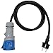 Produktbild CEE ADAPTER Schuko Stecker MENNEKES Kupplung 230V Camping Boot 3x2,5mm² H07RN-F 16A 1,5m