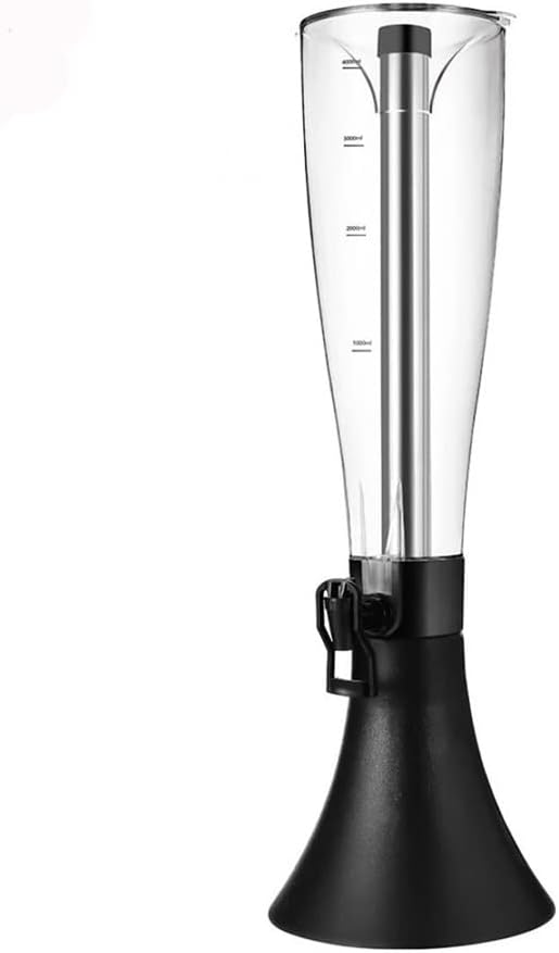 4 Liters Tabletop Chiller And Beverage Dispenser Beer Tower With Ice Tube Chill Rod