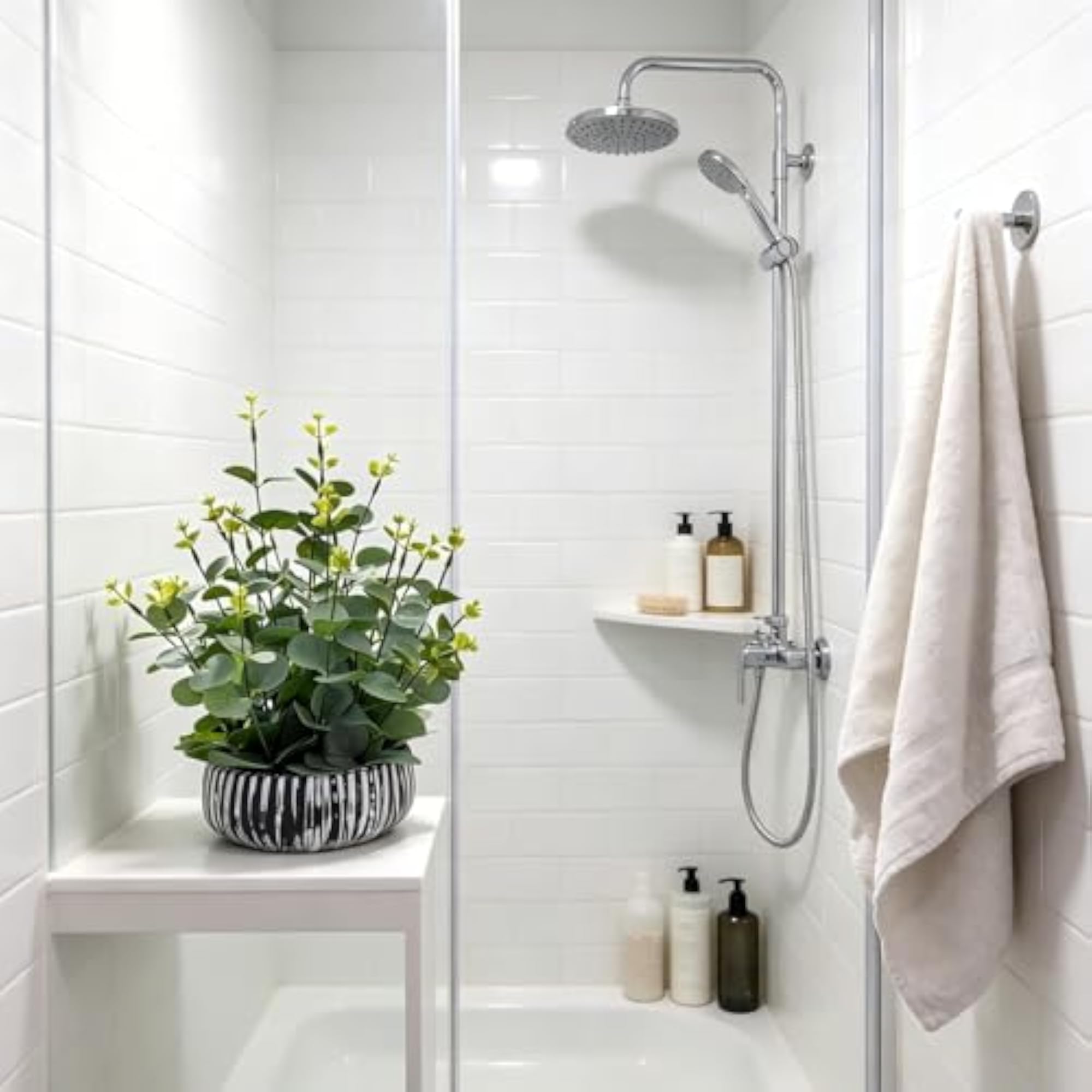 Potted Eucalyptus Plant for Kitchen and Office Decor