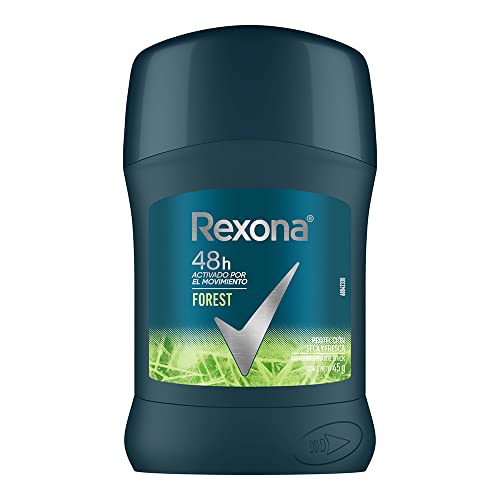 Talcos Y Desodorantes, Drugstore Rexona Forest Desodorante Antitranspirante para Hombre en Barra Protección y Frecura 45 g