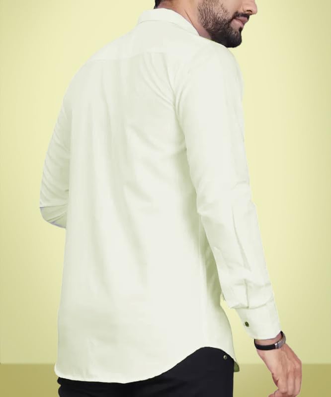 Image of Tee Projekt Combo Casual Shirt for Men Spread Collar Long Sleeve Shirt Casual, Formal, Home
