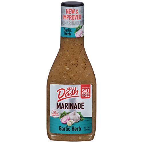 Dash Salt-Free Marinade, Garlic Herb, 12 Ounce (Pack of 6)