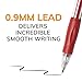 BIC Velocity Strong Lead Mechanical Pencils, With Colorful Barrel, Thick Point (0.9mm), 4-Count Pack Mechanical Pencils With Erasers