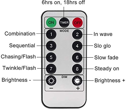 Semilits Outdoor String Lights 100Led 33Ft Battery Operated Led Rope Lights With Remote Indoor Timer Fairy Lights For Patio Easter Christmas Party White #TOP5