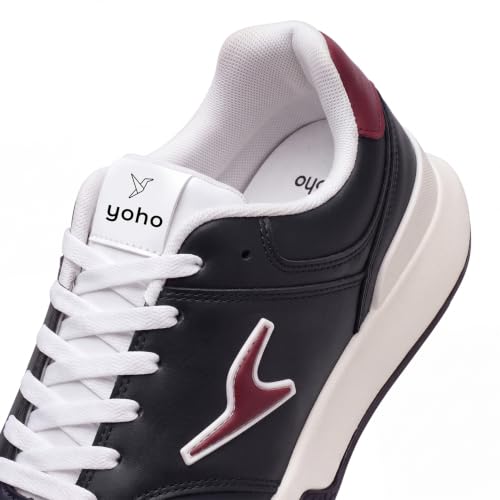 Image of YOHO Men's Sneakers Flo & Blazer | Stylish & Comfortable | Low Top, Lace Up Casual Shoes for Man /Gents