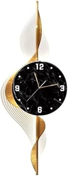 Clock Hanging Wall Living Room Clock TV Background Led Luminous Light PaintingD,38 * 100cm