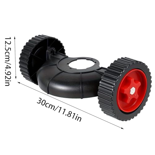 Roues pour débroussailleuse portables avec hauteur de coupe réglable - 5