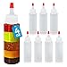 8-Pack of 4 Oz Plastic Small Squeeze Bottles and Caps - BPA-Free, Latex-Free, Food-Grade - Great for Icing, Cookie Decorating, Sauces, Condiments, Arts and Crafts and More!